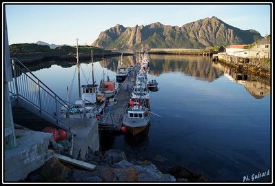 Port de HOvden (NorvÃ¨ge)
photo prise en "pleine "nuit"
Keywords: hovden;norvÃ¨ge