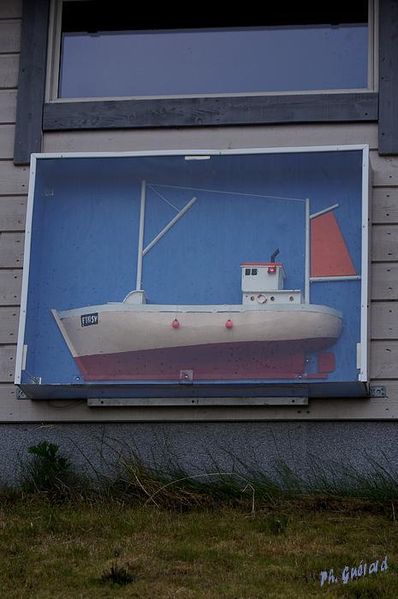 Kirkenes, dÃ©coration sur maison
Keywords: NorvÃ¨ge;Express Cotier;Kirkenes