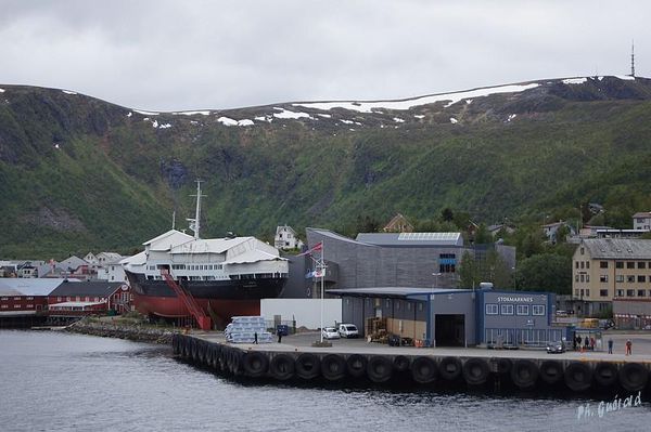 ArrivÃ©e Ã  Stokmarknes, musÃ©e Express CÃ´tier
Keywords: NorvÃ¨ge;Express Cotier;Stokmarknes