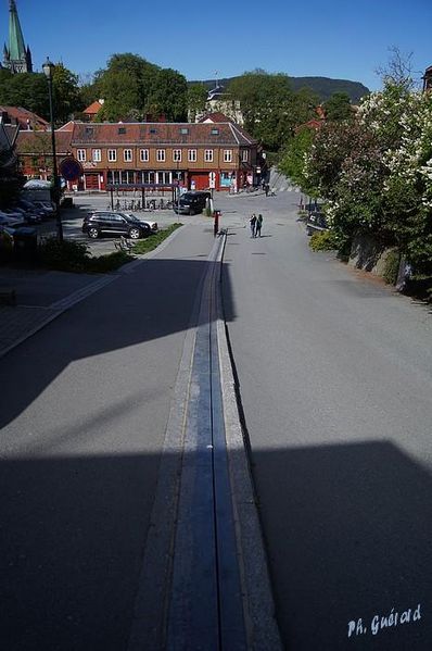 Tondheim, l'ascenceur Ã  vÃ©los
Keywords: Norvege;Express Cotier;Trondheim