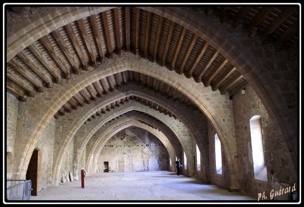 dortoir moines abbaye de la grasse