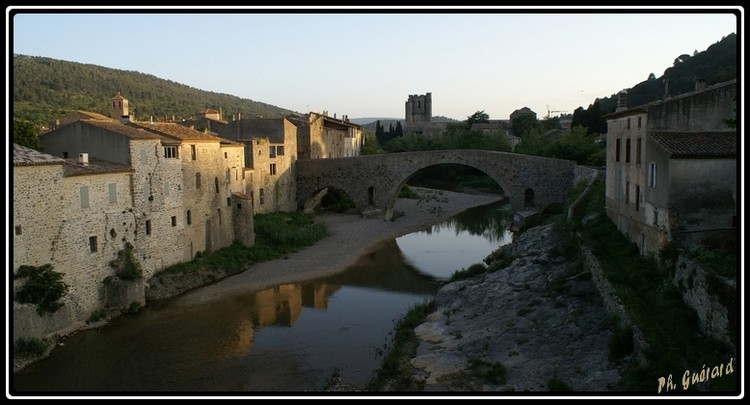 abbaye, pont de lagrasse